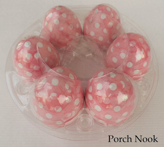 Decoupage Decorative Eggs, Set of 6